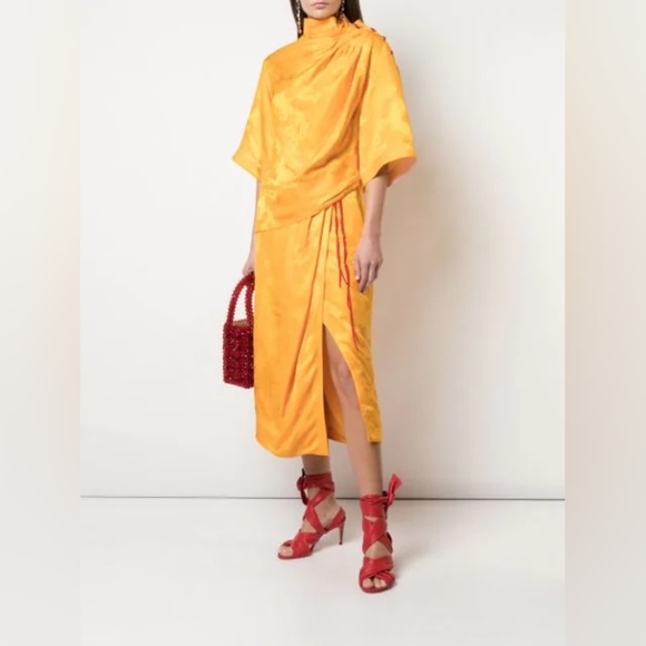 Rosie Assoulin Tops - NWT Rosie Assoulin draped neckline blouse